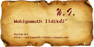 Wohlgemuth Ildikó névjegykártya